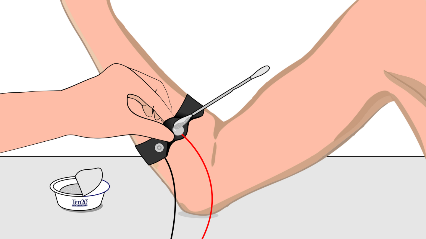 Penempatan Muscle BioAmp Band